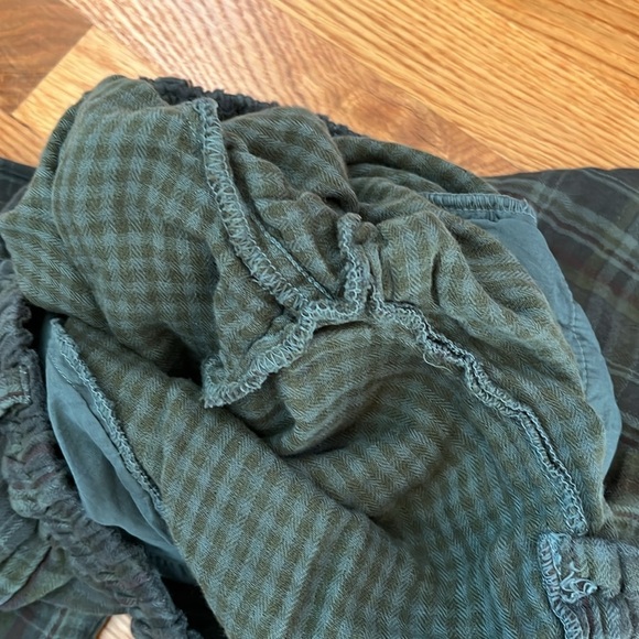 Free People CP Shades Plaid Trousers Millstone Size small NWT - Picture 9 of 12
